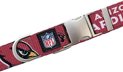 Littlearth NFL Detroit Lions Pet Premium Collar, Team Color, Small