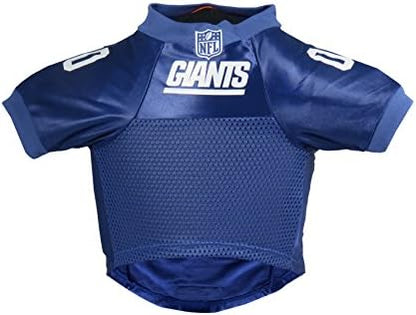 Littlearth NFL New York Giants Premium Pet Jersey, Team Color, Medium