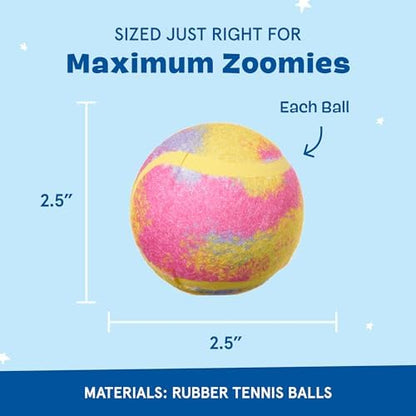 BarkBox Bath Bomb 3-in-1 Interactive Rubber Dog Toy Balls - for Dogs