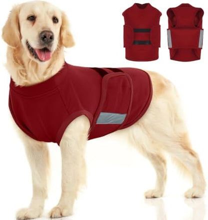 MIGOHI Dog Anxiety Relief Coat, XL, Rosy-Red