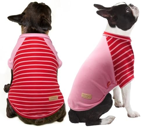 KYEESE 2Pack Dog Sweater with Sleeves Fleece Shirt for Small Dogs