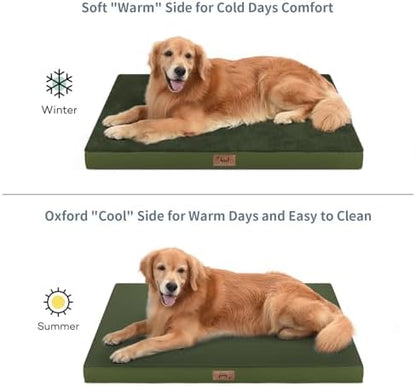Jumbo Waterproof Orthopedic Dog Bed for Extra Large Dogs