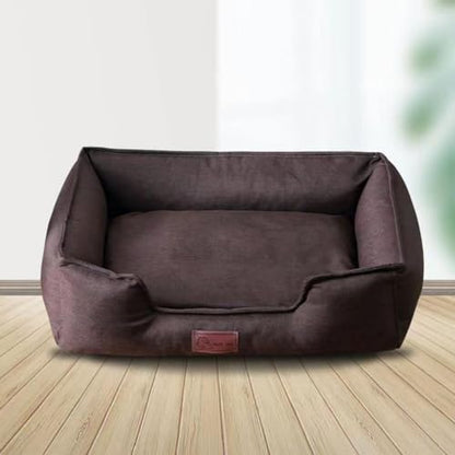 Dog Bed, Removable and Washable Dog Kennel Dog Sofa Litter pet Kennel Four Seasons Dog Kennel cat Kennel cat Litter. (Coat in Grey, Size M (Recommended Within 10kg))