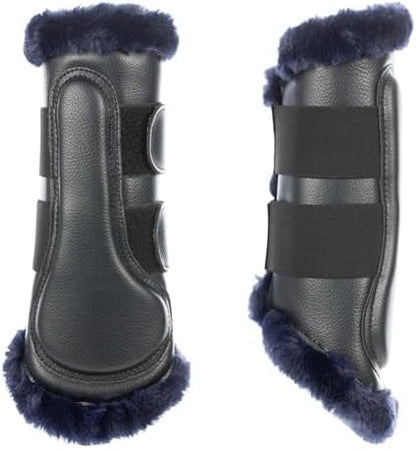 Equinavia Vali Fleece Horse Boots Set, Protective Tendon Boots for Horses