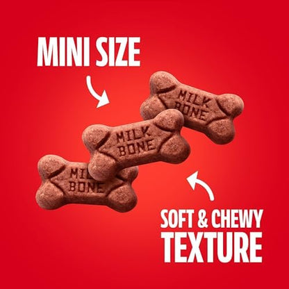 Milk-Bone Soft & Chewy Dog Training Treats, Mini Size, 18 Oz. Bag