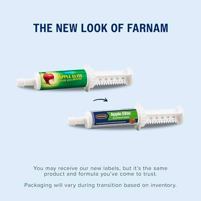 Farnam Apple Elite Electrolyte Paste Supplement for Horses, 60 cc Syringe