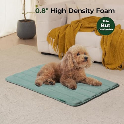 BALANCE Dog Crate Pad, Dog Foam Crate Mat Kennel Pad, Washable Water-Resistant Pet Bed Flat Dogs Cage Mat for Medium Dogs