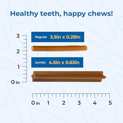 N-Bone Jumbo Puppy Teething Sticks, Chicken Flavor, Natural Puppy Chew Sticks for Growing Puppies, SQF Certified, Made with Rice Flour for Easy Digestion, Calcium Enriched, 7 ct. Pouch (7.3oz)