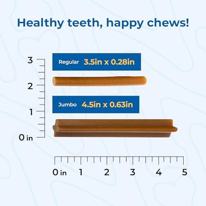 N-Bone Jumbo Puppy Teething Sticks, Chicken Flavor, Natural Puppy Chew Sticks for Growing Puppies, SQF Certified, Made with Rice Flour for Easy Digestion, Calcium Enriched, 7 ct. Pouch (7.3oz)