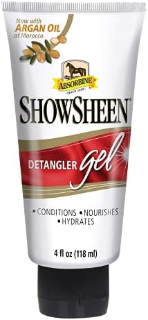 Absorbine ShowSheen Detangler Gel for Coat, Mane & Tail, 4 oz