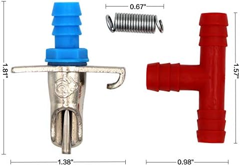 20 Pack Automatic Rabbit Waterer Gravity Fed Rabbit Water Nipples