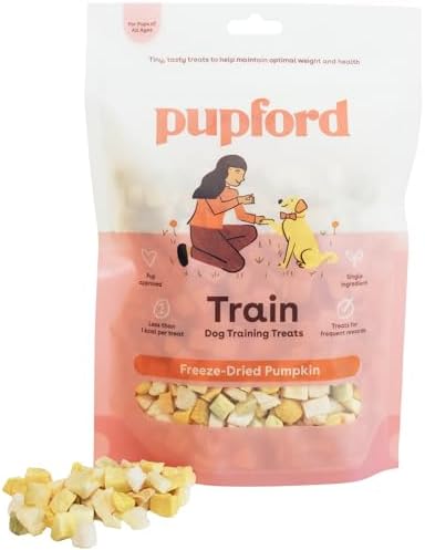 Pupford Freeze Dried Training Treats for Dogs & Puppies (Pumpkin, 2 oz)