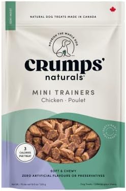 Crumps Naturals Mini Trainer Semi Moist Chicken 300g/10.6oz(Product Packaging May Vary)