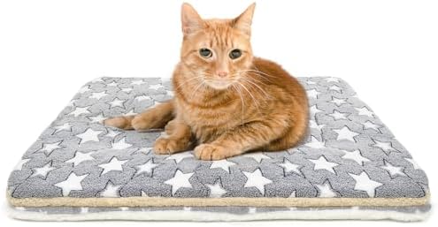 2 Pack Cat Blanket for Indoor Cats, Ultra Soft & Warm Calming Bed