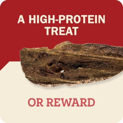 Redbarn Pet Products 100% Natural Choppers Beef Lung Chew Treats for Dogs - Premium Made in USA Rawhide-Free Single Ingredient High Protein Low Fat -18 oz