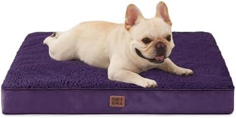 EHEYCIGA Orthopedic Dog Bed Medium with Removable Washable Cover, 30x20