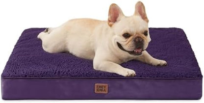 EHEYCIGA Orthopedic Dog Bed Medium with Removable Washable Cover, 30x20