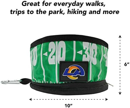 Pets First NFL Collapsible Pet Bowl