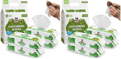 Pogi’s Dog Wipes – Hypoallergenic Pet Wipes for Paws, Body & Butt – Cleaning & Hydrating, Fragrance Free, 400 Count (Pack of 2)