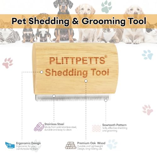 Cat Brush for Shedding, Deshedding Grooming Tool for Samll pets