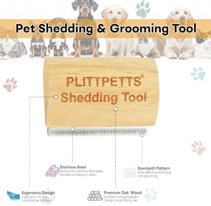 Cat Brush for Shedding, Deshedding Grooming Tool for Samll pets