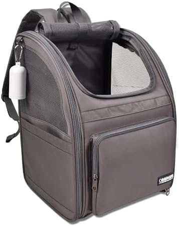 Jespet Pet Backpack Carrier for Small Dog, Soft Car Bed Ideal for Traveling
