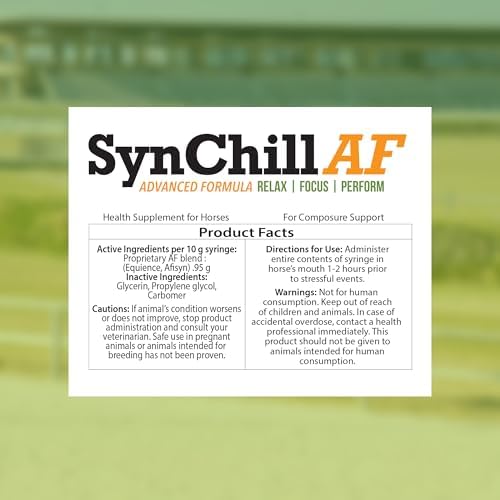 SynChill AF Horse Calming Supplement Gel, 12 Pack