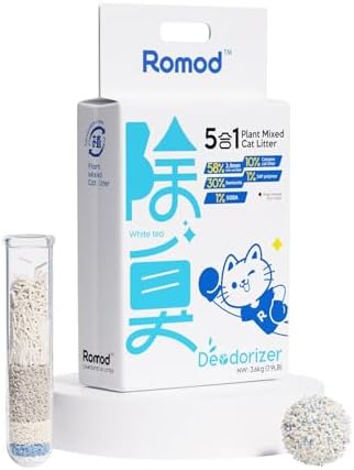 Unscented Tofu Blend Clumping Cat Litter with Bentonite 7.9 LB