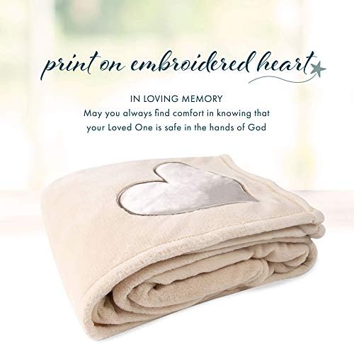 Pavilion Gift Company 19501 Comfort Blanket - in Loving Memory Thick Warm 320 GSM Royal Plush Throw Blanket