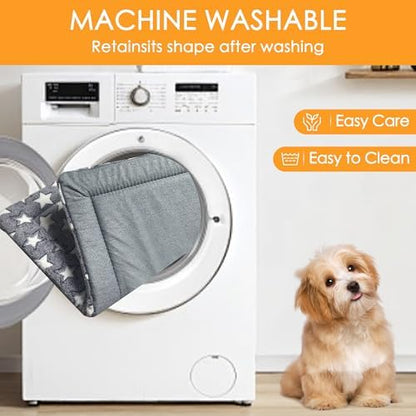Dog Crate Pad Washable Cat Dog Pet Bed for Crate kennel Large Mat 36in Grey