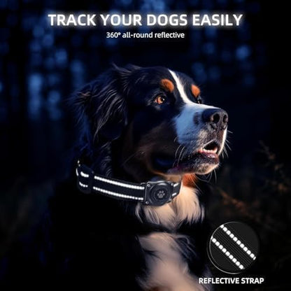GPS Tracker for Dogs (iOS Only) Pet Activity Tracker, GPS Cat Tracker | No Monthly Fee, Compatible with Apple Find My, Anti-Lost, Finder Tag for Vehicles/Pets/Kids/Items (1 Pack)
