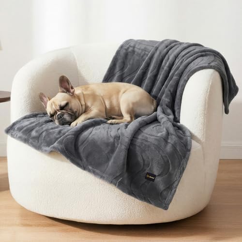 Waterproof Dog Blanket for Small Dogs, Double-Sided Washable Pet Blanket