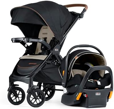 Chicco Bravo Primo Quick-Fold 3-in-1 Travel System with Car Seat