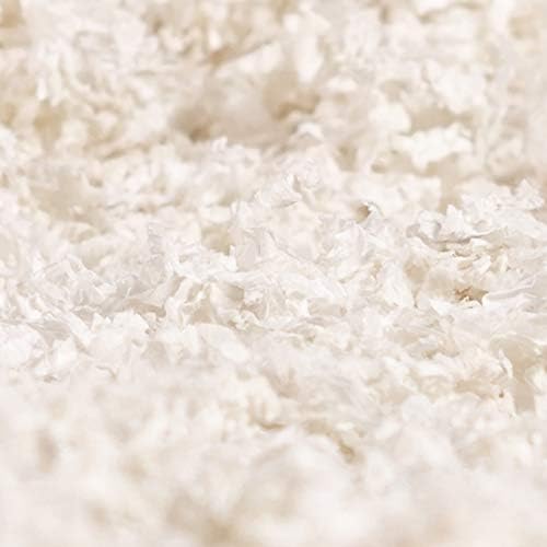 PETSPICK Uber Soft Paper Pet Bedding for Small Animals, White, 56L