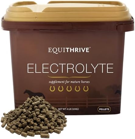 Equithrive Electrolyte Pellets Horse Supplement, 4 lbs, 20 Day Supply