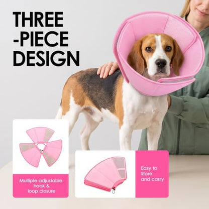 AOFITEE Soft Dog Cone Collar Anti-Lick, Dog Cone Alternative After Surgery