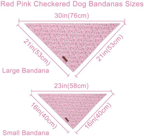 Halloween Dog Collar-Pink Ghost Dog Bandana- Cute Ghost Dog Bandanas Adjustable Dogs Collar for Small Medium Large Dogs