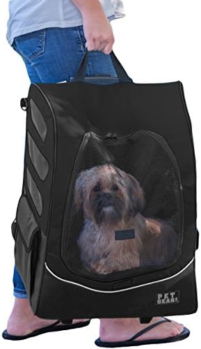 Pet Gear I-GO2 Roller Backpack, XLarge Traveler Plus, Onyx