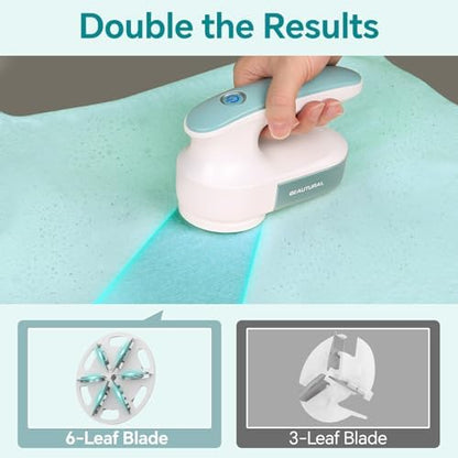 BEAUTURAL Fabric Shaver and Lint Remover, Portable Sweater Defuzzer