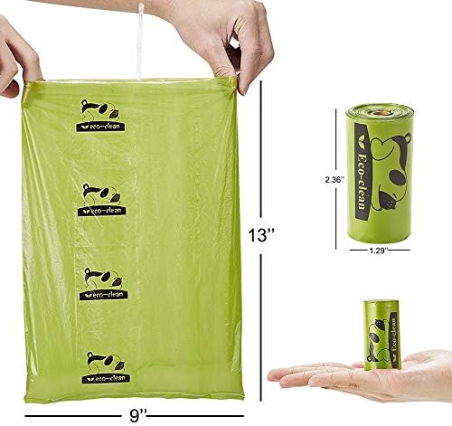 ECO-CLEAN Poop Bags Biodegradable, 16 Rolls/240 Bags Dog Waste Bags