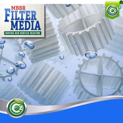 K1 Filter Media 1 Cubic Foot Premium Grade Moving Bed Biofilm Reactor Mbbr. Fresh, Virgin, Not Recycled. Perfect for Aquariums, Aquaculture, Ponds