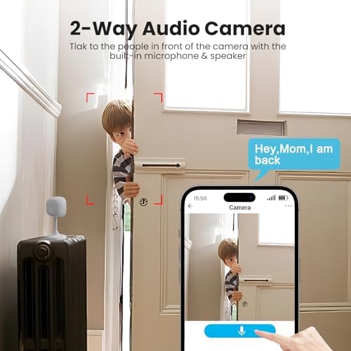 Home Cameras, AI Security Camera for Baby/Kids/Elderly/Dog/Cat Monitoring
