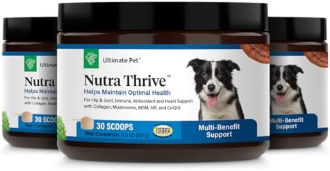 Ultimate Pet Nutrition Nutra Thrive Canine Multivitamin Powder, Pack of 3