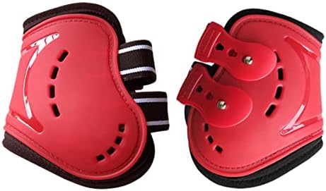 Horse Boots Open Front Jumping Tendon Sport Boots, Hind Fetlock Boots, Secure Leg Protection, Classic Breathable Equine Supplies, Set of 4