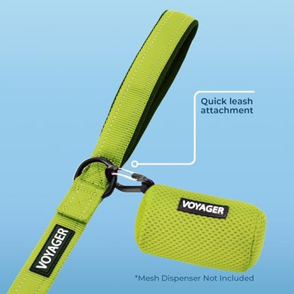 Best Pet Supplies Voyager Nylon Dog Leash - 6ft Lime Green, Large
