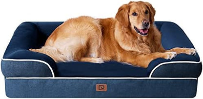 EHEYCIGA Orthopedic Extra Large Dog Bed, Waterproof Washable XL Pet Bed 44"