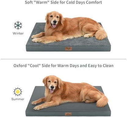Waterproof Orthopedic Outdoor Dog Bed XL for Extra Large Dogs