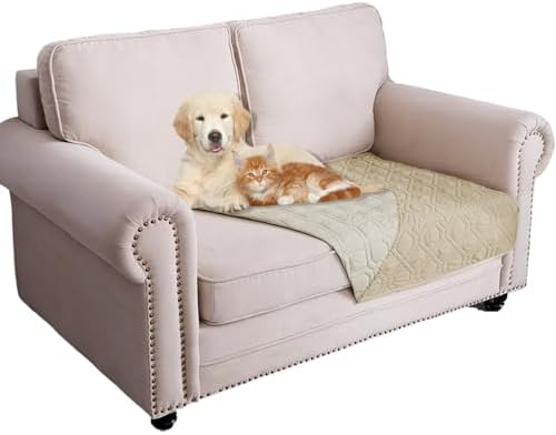 Ameritex Waterproof Dog Bed Cover Pet Blanket for Furniture Bed Couch Sofa Reversible