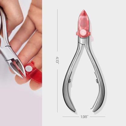 Revlon No-Ricochet Nail Nipper, Silver, 1 Count