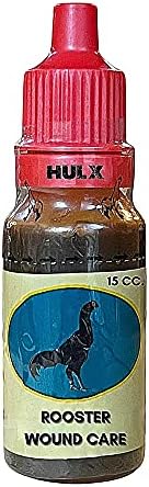 HULX 2 PCS, Rooster Booster Chicken Wound Care Skin Soother Healing 30 CC. Protection & Quickly Recover Skin Heal Wounds Pain Fast Dries Work Well for Sore Mouth Face Feet Poultry Bird
